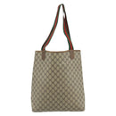 GUCCI GG Supreme Web Sherry Line Bag PVC Beige Red Green 89 02 003 Auth bs34909-3