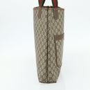 GUCCI GG Supreme Web Sherry Line Bag PVC Beige Red Green 89 02 003 Auth bs34909-4