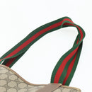 GUCCI GG Supreme Web Sherry Line Bag PVC Beige Red Green 89 02 003 Auth bs34909-8