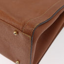 GUCCI Bamboo Tote Bag Leather Brown Gold 002 1186 0260 Auth bs34911-14