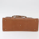 GUCCI Bamboo Tote Bag Leather Brown Gold 002 1186 0260 Auth bs34911-5