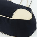 GUCCI Tote Bag Canvas Gold Navy 169949 Auth bs34912-15