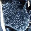 GUCCI Tote Bag Canvas Gold Navy 169949 Auth bs34912-21