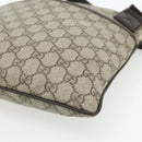 GUCCI GG Supreme Shoulder Bag PVC Beige Silver 141626 Auth bs34913-10
