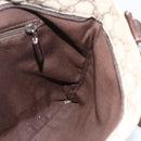 GUCCI GG Supreme Shoulder Bag PVC Beige Silver 141626 Auth bs34913-17