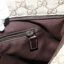 GUCCI GG Supreme Shoulder Bag PVC Beige Silver 141626 Auth bs34913-19