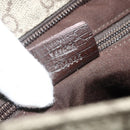GUCCI GG Supreme Shoulder Bag PVC Beige Silver 141626 Auth bs34913-22
