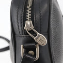 CELINE Shoulder Bag Leather Black Gold Auth bs34916-9