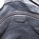CELINE Shoulder Bag Leather Black Gold Auth bs34916-19
