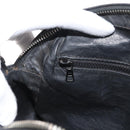 CELINE Shoulder Bag Leather Black Gold Auth bs34916-22