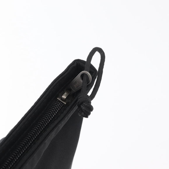 BALENCIAGA Clutch Bag Canvas Black Silver 459745 Auth bs34917A