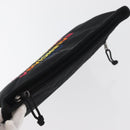 BALENCIAGA Clutch Bag Canvas Black Silver 459745 Auth bs34917A-6