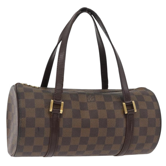 LOUIS VUITTON Damier Ebene Papillon 26 Hand Bag M51304 LV Auth bs34920