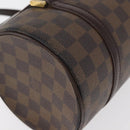 LOUIS VUITTON Damier Ebene Papillon 26 Hand Bag M51304 LV Auth bs34920-16