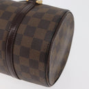 LOUIS VUITTON Damier Ebene Papillon 26 Hand Bag M51304 LV Auth bs34920-17