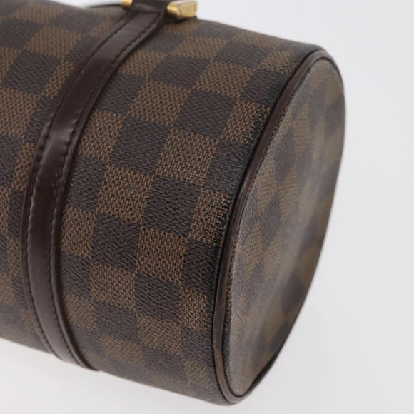 LOUIS VUITTON Damier Ebene Papillon 26 Hand Bag M51304 LV Auth bs34920