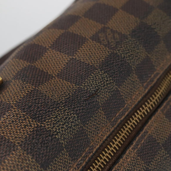 LOUIS VUITTON Damier Ebene Papillon 26 Hand Bag M51304 LV Auth bs34920