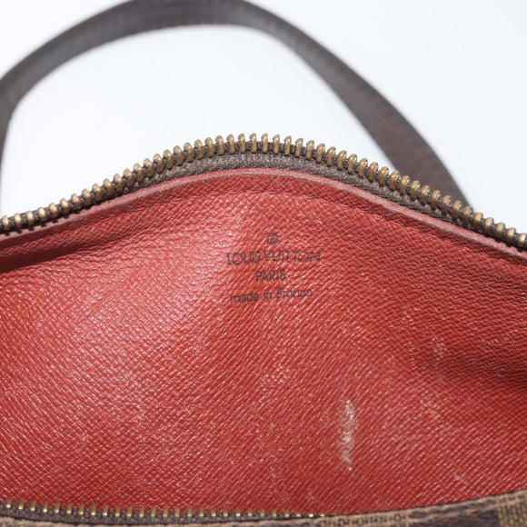 LOUIS VUITTON Damier Ebene Papillon 26 Hand Bag M51304 LV Auth bs34920