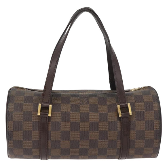 LOUIS VUITTON Damier Ebene Papillon 26 Hand Bag M51304 LV Auth bs34920
