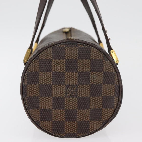 LOUIS VUITTON Damier Ebene Papillon 26 Hand Bag M51304 LV Auth bs34920