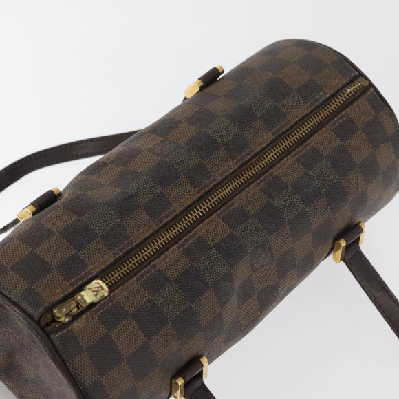 LOUIS VUITTON Damier Ebene Papillon 26 Hand Bag M51304 LV Auth bs34920