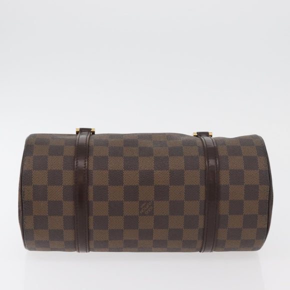 LOUIS VUITTON Damier Ebene Papillon 26 Hand Bag M51304 LV Auth bs34920