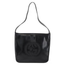GUCCI Shoulder Bag Patent leather Black Silver 000 0506 1013 Auth bs34922-13