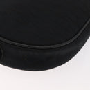 Christian Dior Trotter Canvas Shoulder Bag Black Gold Auth bs34928A-11