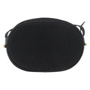 Christian Dior Trotter Canvas Shoulder Bag Black Gold Auth bs34928A-3