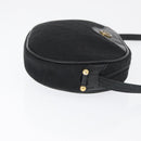 Christian Dior Trotter Canvas Shoulder Bag Black Gold Auth bs34928A-4