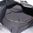 FENDI Hand Bag Nylon 2way Black Gold Auth bs34931-19