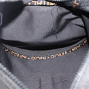 FENDI Hand Bag Nylon 2way Black Gold Auth bs34931-20