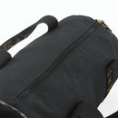 FENDI Hand Bag Nylon 2way Black Gold Auth bs34931-6