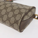 GUCCI GG Supreme Web Sherry Line Bag PVC Beige Gold 89 02 018 Auth bs34932-14