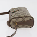 GUCCI GG Supreme Web Sherry Line Bag PVC Beige Gold 89 02 018 Auth bs34932-4