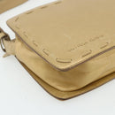 BOTTEGA VENETA Shoulder Bag Leather Gold Auth bs34935-11