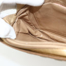 BOTTEGA VENETA Shoulder Bag Leather Gold Auth bs34935-17
