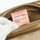 BOTTEGA VENETA Shoulder Bag Leather Gold Auth bs34935-20