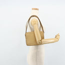 BOTTEGA VENETA Shoulder Bag Leather Gold Auth bs34935-21
