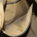 FENDI Zucca Canvas Hand Bag Black Brown Auth bs34936-21