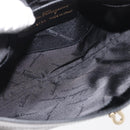 Salvatore Ferragamo Gancini Shoulder Bag Patent leather Black Gold Auth bs34939-11