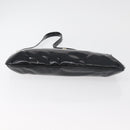 Salvatore Ferragamo Gancini Shoulder Bag Patent leather Black Gold Auth bs34939-5