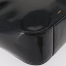 Salvatore Ferragamo Tote Bag Patent leather Black Silver Auth bs34940-10