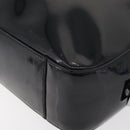 Salvatore Ferragamo Tote Bag Patent leather Black Silver Auth bs34940-14