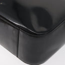 Salvatore Ferragamo Tote Bag Patent leather Black Silver Auth bs34940-16
