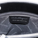 Salvatore Ferragamo Tote Bag Patent leather Black Silver Auth bs34940-12
