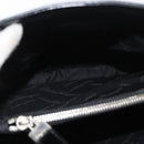 Salvatore Ferragamo Tote Bag Patent leather Black Silver Auth bs34940-18