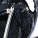 Salvatore Ferragamo Tote Bag Patent leather Black Silver Auth bs34940-20