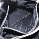 Salvatore Ferragamo Tote Bag Patent leather Black Silver Auth bs34940-26