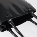 Salvatore Ferragamo Tote Bag Patent leather Black Silver Auth bs34940-7